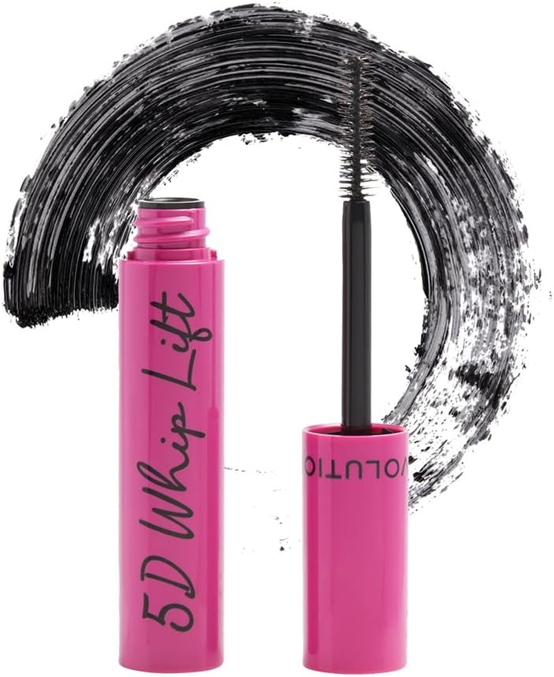 Makeup Revolution 5D Whip Lift Waterproof Mascara, Maximum Lift, Length & Volume