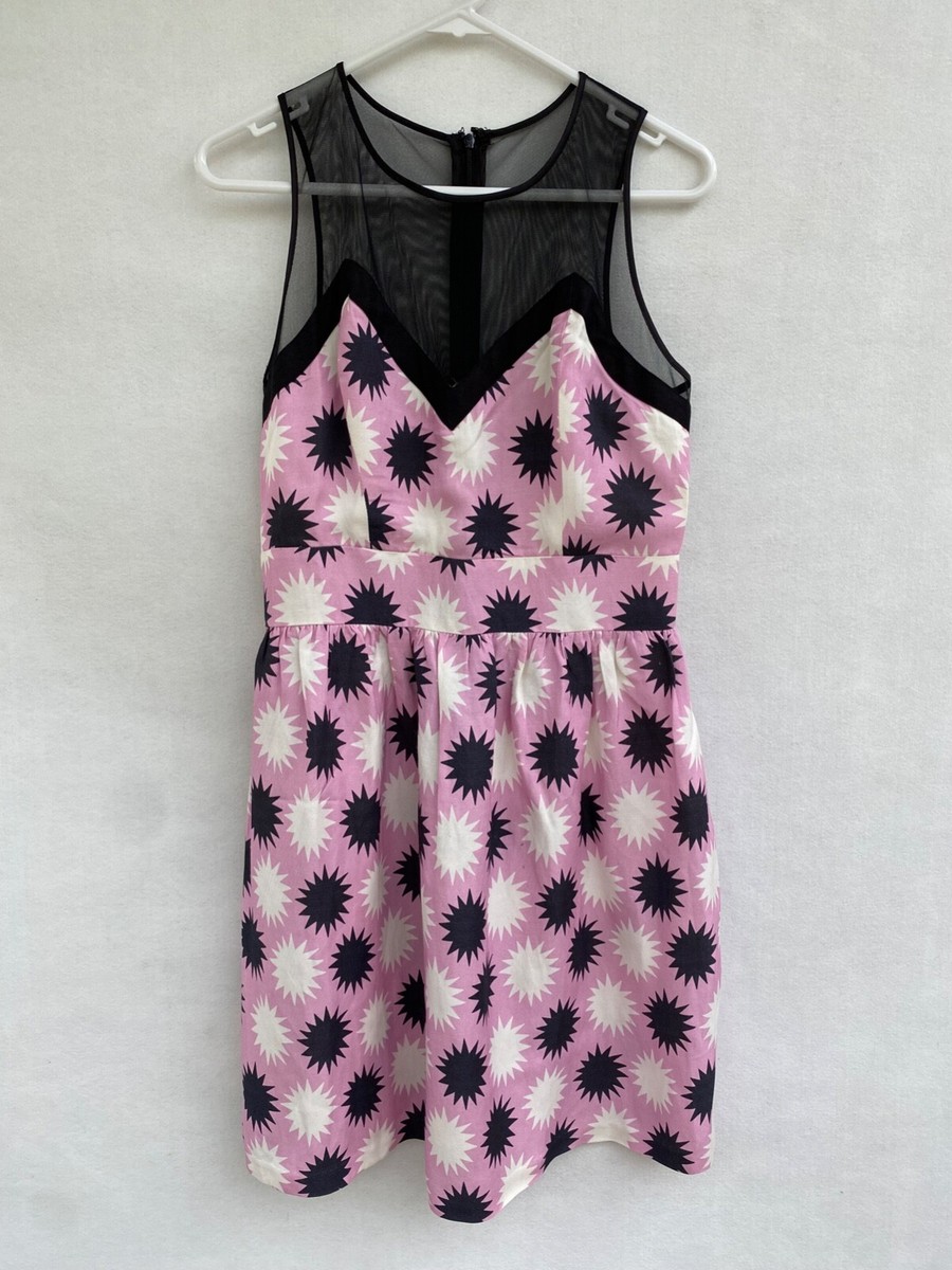 Womens Gorman Viscose & Linen Sleeveless Print Fit & Flare Dress Shift  Size 12 | eBay