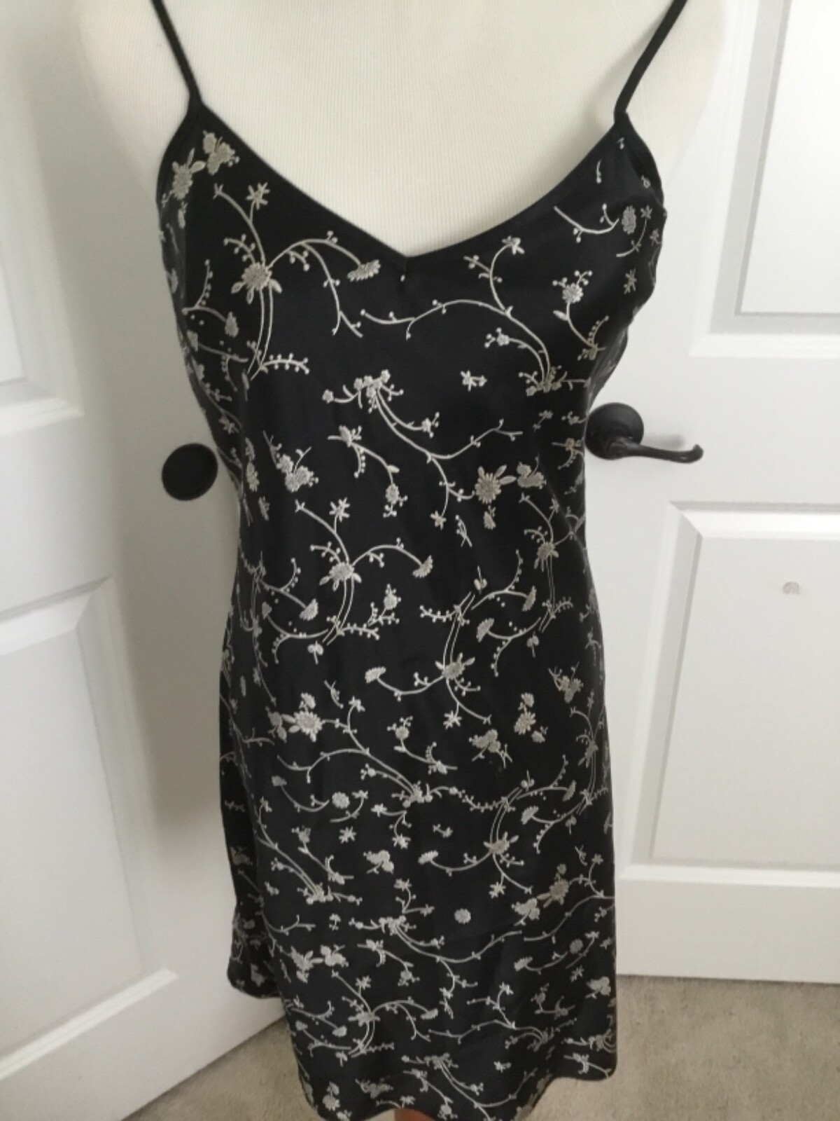 Vintage Banana Republic Silk Chemise Slip Nightgown D… Gem