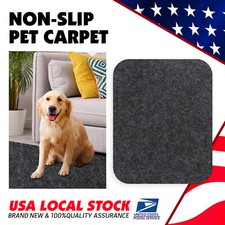 Non-Slip Office Home Pet Training Pad for Potty, Housebreaking, Gray 39"x71"