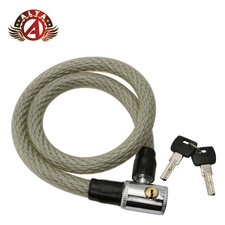 ALTA 20mm x 36" Clear Cable Lock Heavy Duty Keyed Bicycle Bike Security Lock.