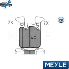 BRAKE PAD SET DISC BRAKE 025 250 2916/PD FOR BMW 3/F0/F80/Gran/Turismo/F4/F2 