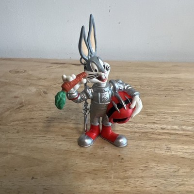 Vintage Bugs Bunny Bullyland Schlüsselanhänger - 1998 Space Suit 