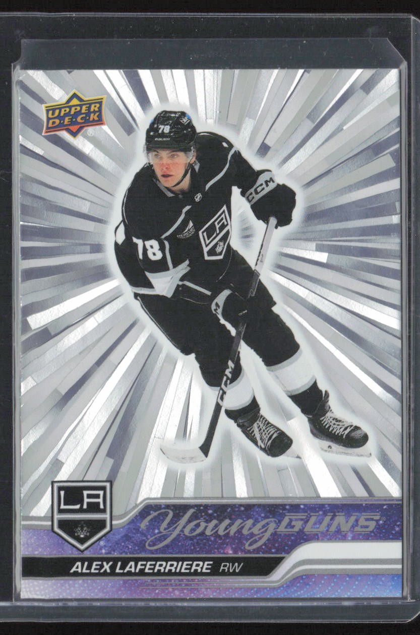 2023-24 Upper Deck #462 Alex Laferriere Outburst Silver