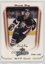 2005-06 Upper Deck MVP MVP Gold 88/100 Derek Roy #49 a2f