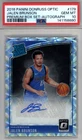 Jalen Brunson GRAIL Rookie 2018 Panini Donruss Optic Premium Box Auto /10 PSA 10