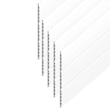 Hollow Soffit Board 5m x 300mm (White) uPVC Ceiling Cladding – 5 Pack