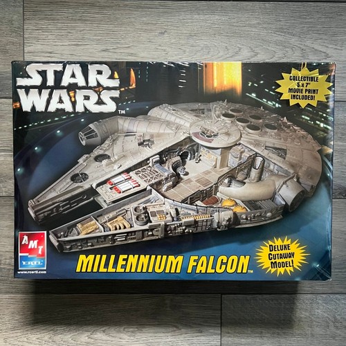 AMT ERTL Star Wars Millennium Falcon Deluxe Model Kit Sealed | eBay