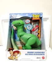 Toy Story Roarin' Laughs Rex Talking Action 40+ Sounds & Phrases Figure Toy