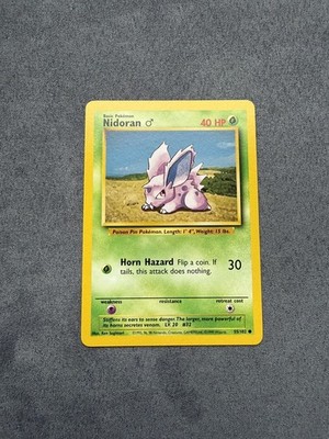 Pokémon TCG Nidoran Base Set 55/102 (LP)