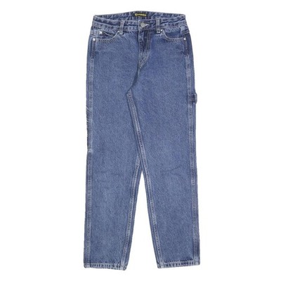 YANGSTER Herren Jeans Blau Slim Straight Denim Medium W25 L25 Freizeit Stylisch