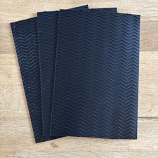 3 Sohlengummi 2 mm schwarz 15x10 cm – Anti-Rutsch Gummi für Schuhsohle Reparatur