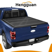 Low Profile Aluminum Hard Tri Fold Tonneau Cover For Ford F150 5.5FT 2015-2024