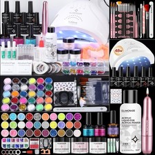 Acrylic Nail Kit for Beginners: 0 Experience Needed to Complete Acrylic Nail ...