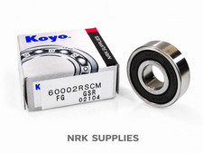 KOYO 6000 2RS CM Deep Groove Ball Bearing Rubber Seal 10x26x8