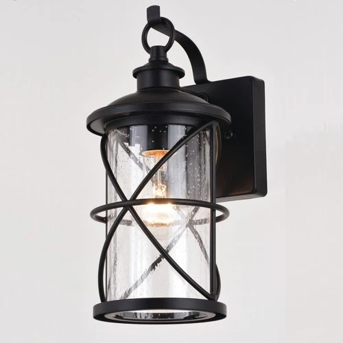 Vaxcel Lighting T0633ms 12" Tall Outdoor Wall Sconce - Black - Picture 6 of 12