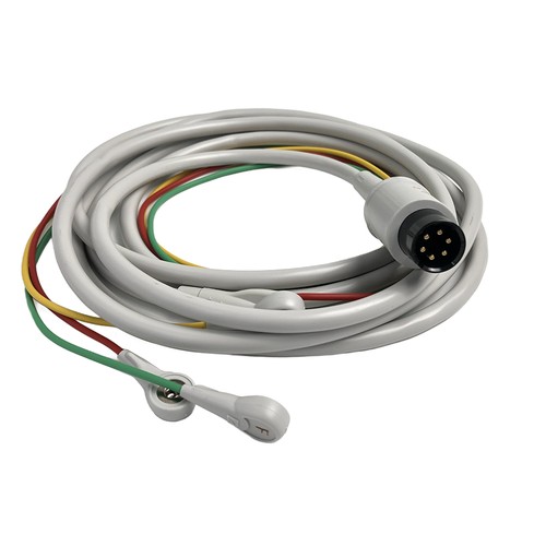 6-Pin, Three Lead BJ-753P For NIHON KOHDEN ECG Patient Cable - 第 4/8 張圖片