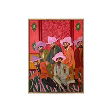 Retro Abstract Art Rug - Living Room, Bedroom - Soft  Durable 1