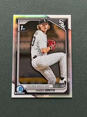 Hagen Smith 1st - 2024 Bowman Draft Chrome Refractor #BDC-2 White Sox prospect