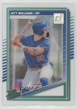 2025 Panini Donruss Clearly Rated Prospects Jett Williams #167 8d2