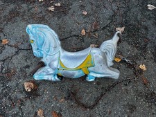 Vintage Playground or Spring Rider Aluminum Horse for Restoration
