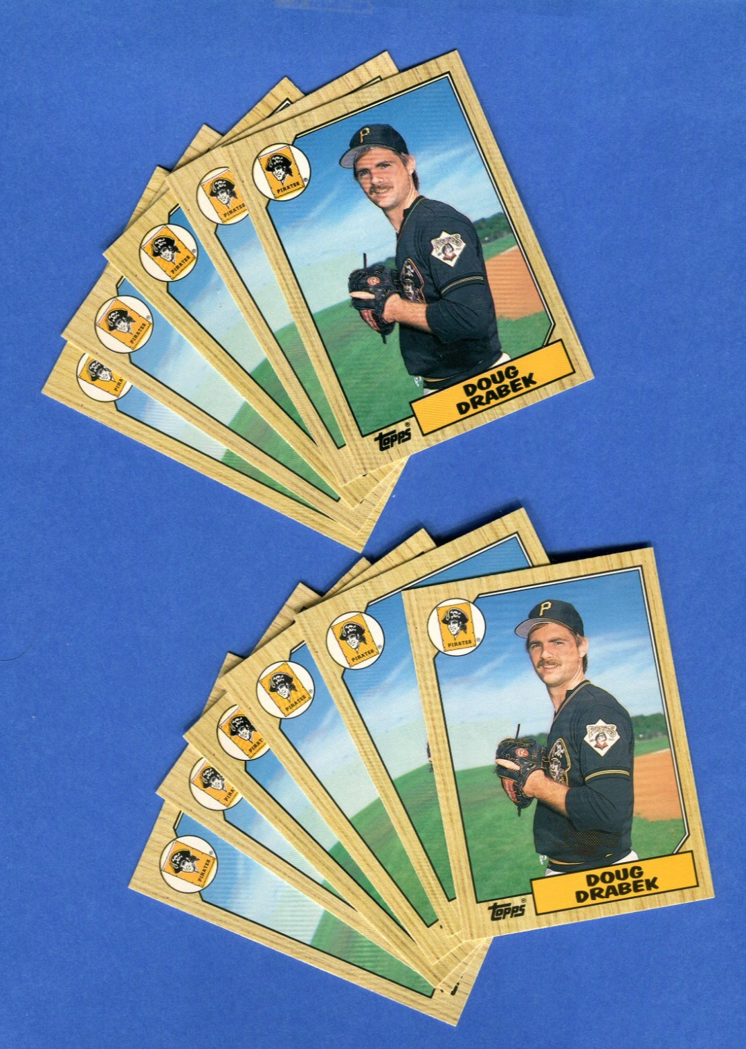 1987 Topps Traded Baseball #29T DOUG DRABEK (RC) Pitt Pirates NM/MT- LOT OF 11