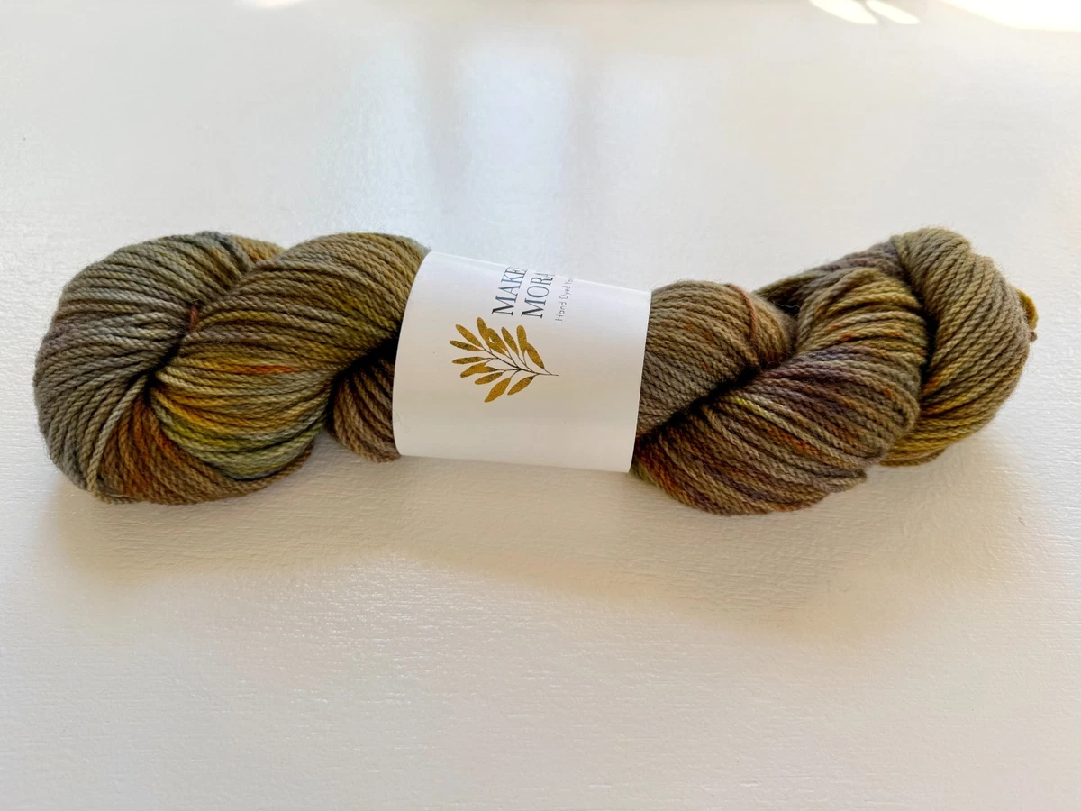 8 Ply Hand dyed yarn, Maker Moran, 100% SW Merino , 100g, machine washable