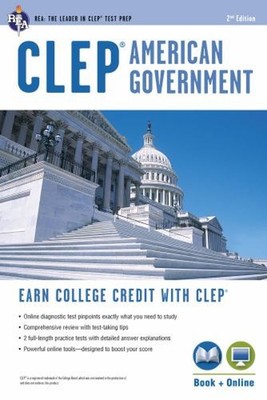 CLEP  American Government Paperback Preston Jones