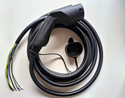 WALLBOX LADEKABEL | Typ 2 | Offenes Ende | 11 kW | 5 m | Schwarz | CE | NEU