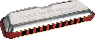 HOHNER Mundharmonika, Golden Melody Progressive, C