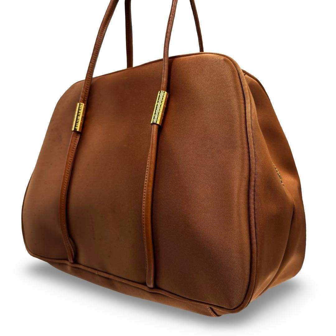 Givenchy Boston-Style Tote Bag Large Capacity Camel Handbag thumbnail 17