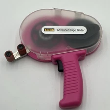 3M Scotch Advanced Tape Glider Pink Double Sided Tape Applicator ATG Gun - EUC