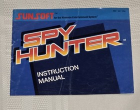 Spy Hunter (Nintendo, NES, 1987) With Sleeve & Manual / Tested