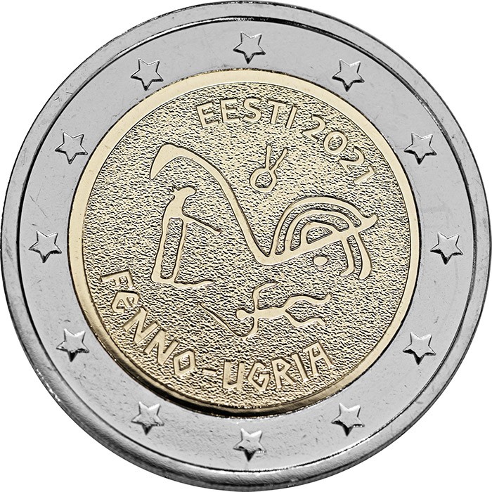 Estonie 2 Euros Commémo. 2021 - Peuples Finno-ougriens
