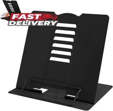 Metal Book Stand Book Holder Book Stand for Reading Adjustable Book Holder For