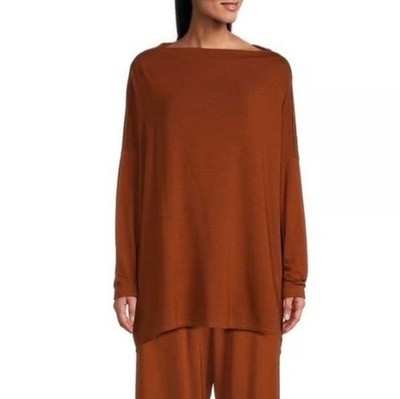 Bryn Walker XXS Dimitri French Terry Knit Draped Neck Dolman Oversized Tunic