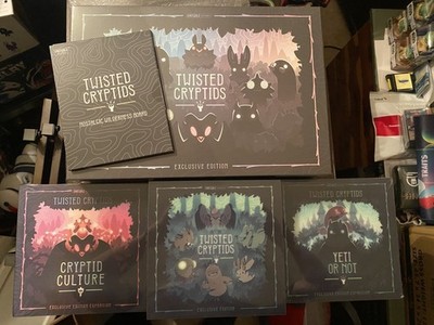 Twisted Cryptids KS Edition + Culture + Yeti or Not + Big Box + Nostalgic Board