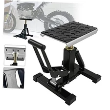  Dirt Bike Stand Hydraulic Jack Vertical Lift CNC, for Dirt Jack Stand Silver
