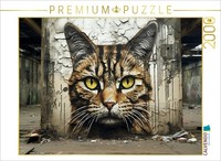 "Calvendo Puzzle A Motif From The Calendar \"Graffiti Cats\" | 2000 Pieces, Finishe"