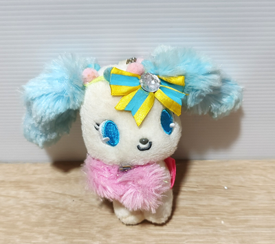 Jewelpet Sapphire Plush Toy keychain Doll 2011 Sanrio Sega Japan