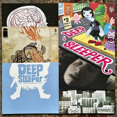 all 4 Deep Sleeper by Phil Hester Complete Series 2004 Oni Press + Image Comics