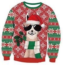 Kids Ugly Christmas Sweater Girls Boys Xmas 11-12 Years Christmas Sweater 2