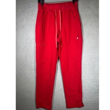FIGS Technical Collection Red Scrub Pants Women's Size S