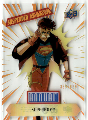 Upper Deck 2023-24 DC Annual No. SA-7 Superboy Suspended Animation 339/699