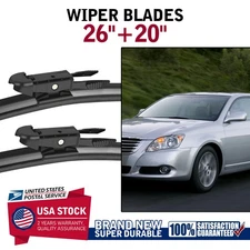 Set Of 2 High Quality Windshield Wiper Blades 26"&20" For Toyota Avalon 2005-12