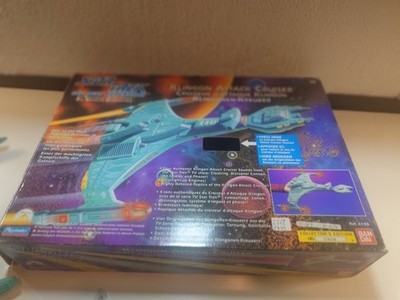 Playmates Star Trek Klingon Attack Cruiser open box working sounds