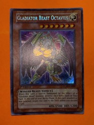 Gladiator Beast Octavius GLAS-EN000 Secret Rare 1st Edition