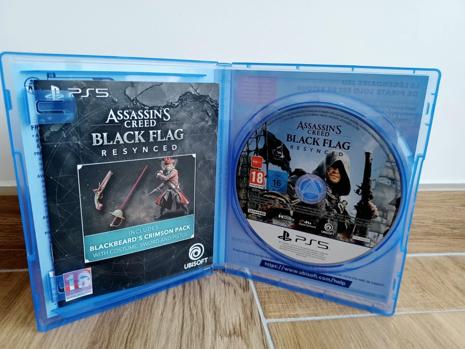 ASSASSIN'S CREED BLACK FLAG RESYNCED PS5 + Code inutilisé / VF - Comme neuf!, photo 3 sur 3