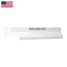 Broan-Nutone 413001 Non-Ducted Ductless Range Hood Lights Exhaust Fan For Under