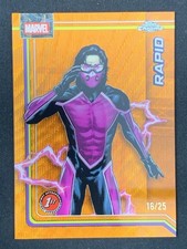 Rapid 2026 Topps Chrome Marvel Comics Orange Wave Refractor Base /25 #143